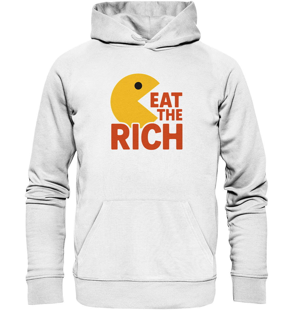 Eat The Rich Retro - Organic Unisex Hoodie