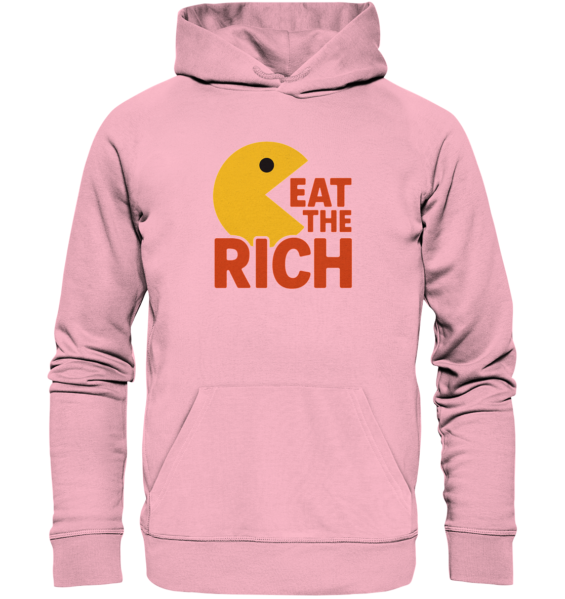 Eat The Rich Retro - Organic Unisex Hoodie