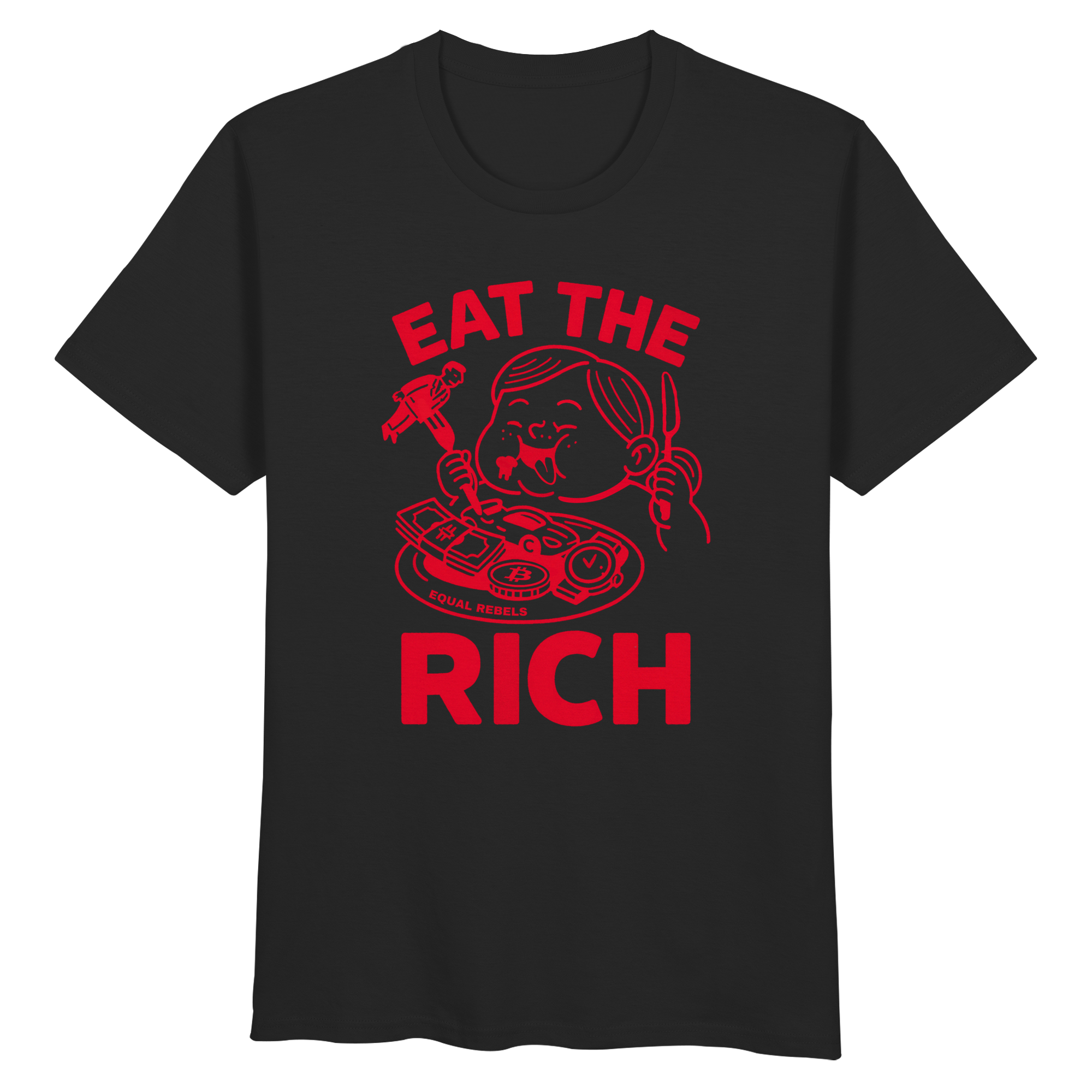 EAT THE RICH - Organic Unisex Shirt