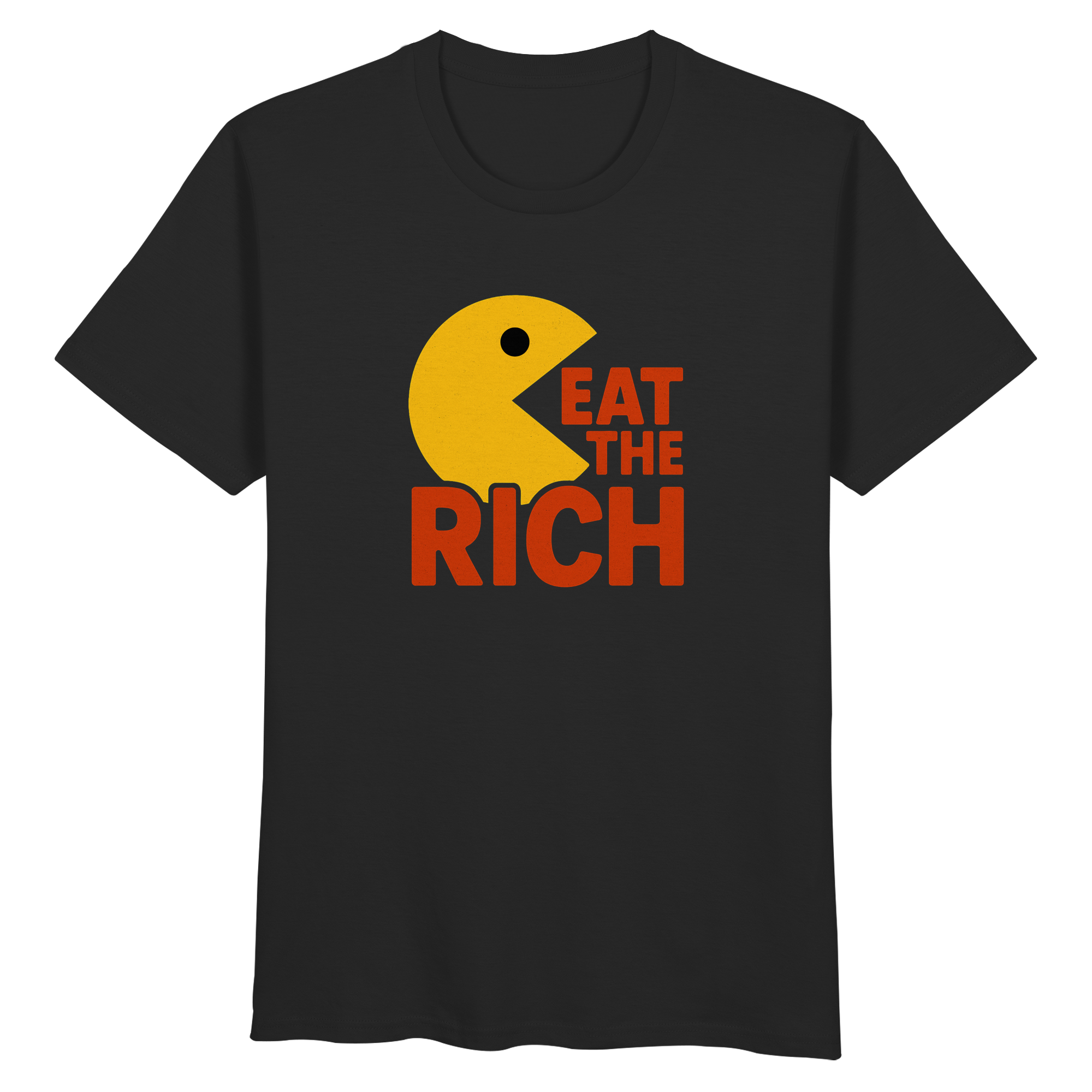 Eat The Rich Retro - Organic Unisex Shirt