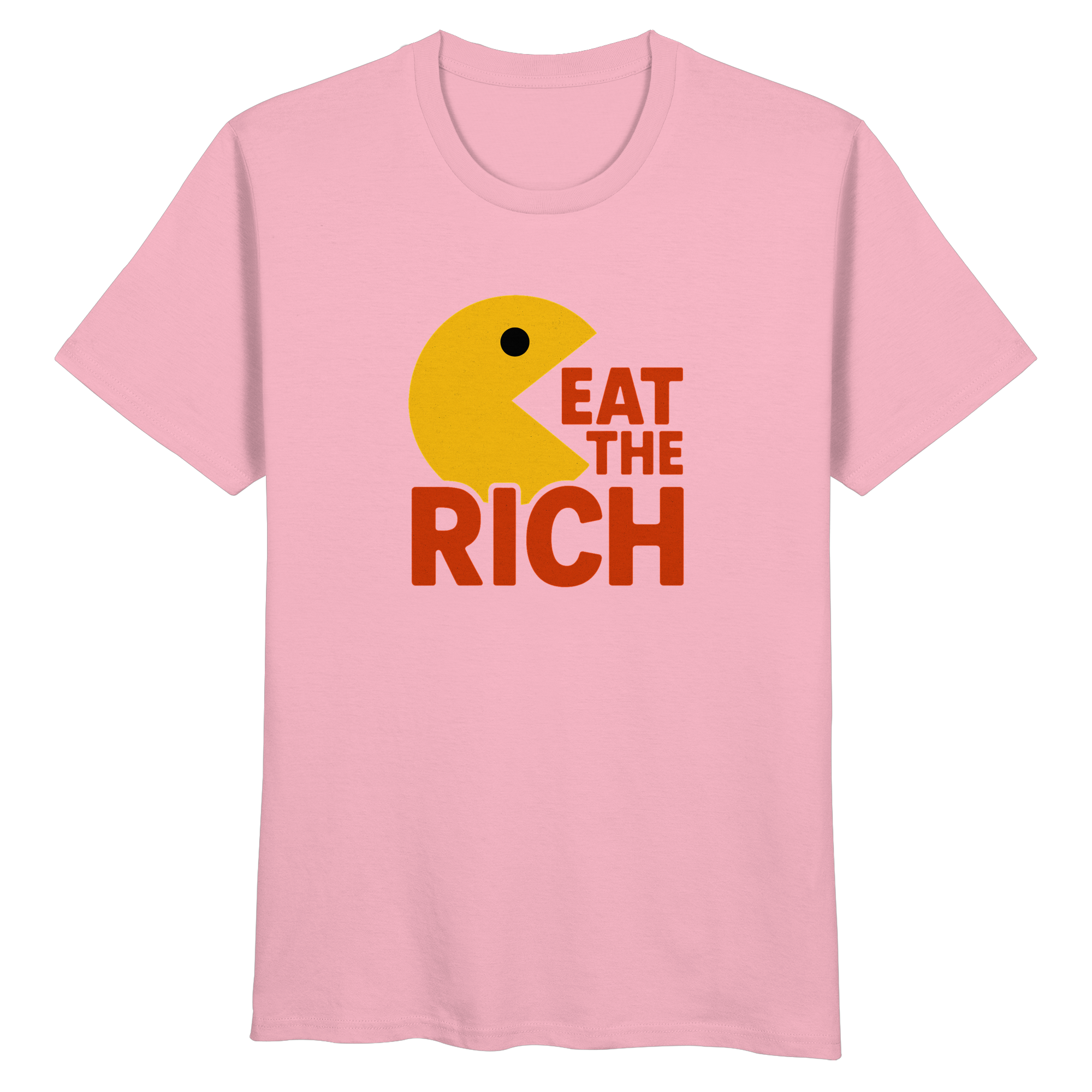 Eat The Rich Retro - Organic Unisex Shirt
