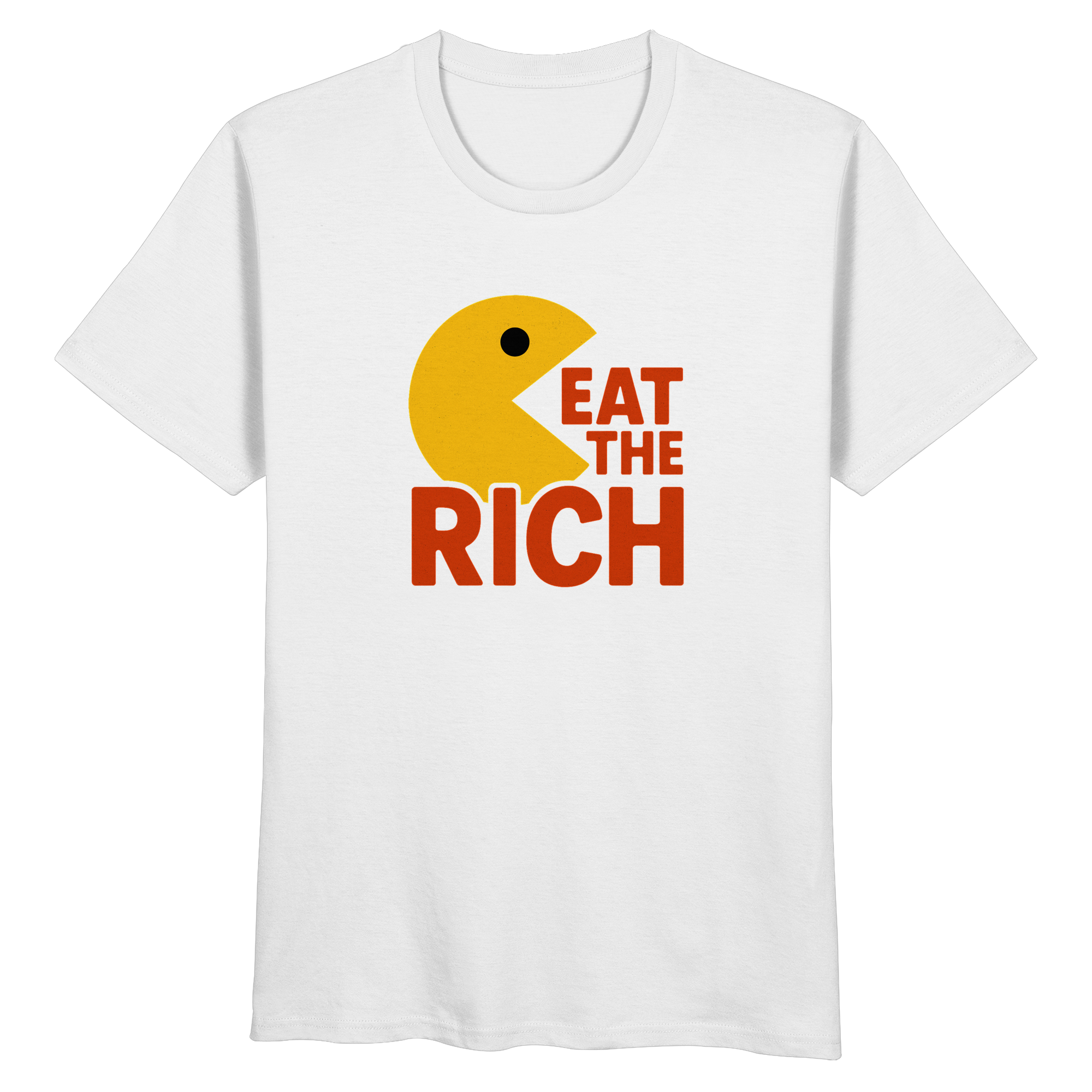 Eat The Rich Retro - Organic Unisex Shirt