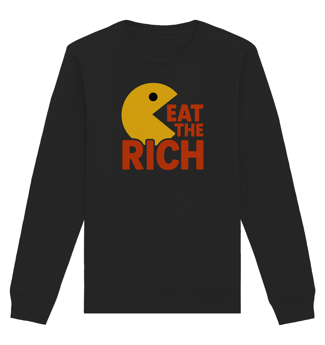 Eat The Rich Retro - Organic Unisex Sweatshirt