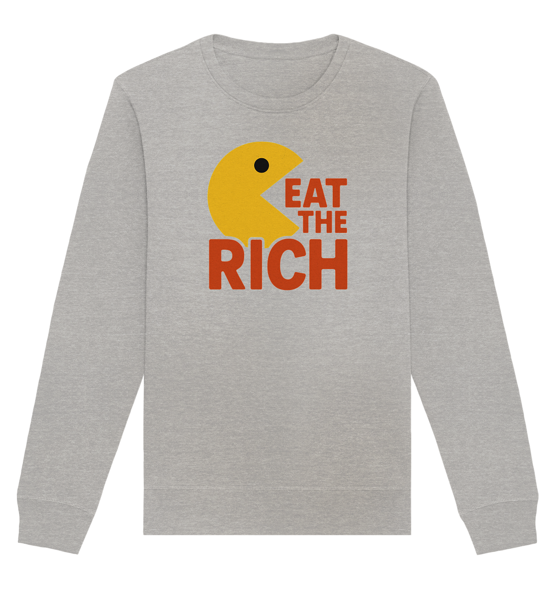 Eat The Rich Retro - Organic Unisex Sweatshirt
