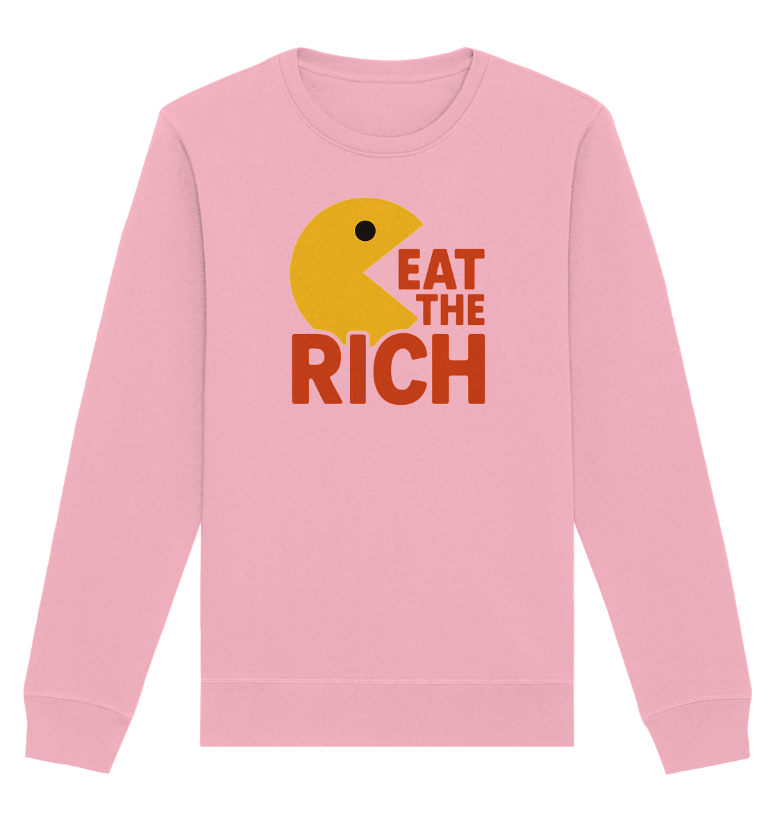 Eat The Rich Retro - Organic Unisex Sweatshirt