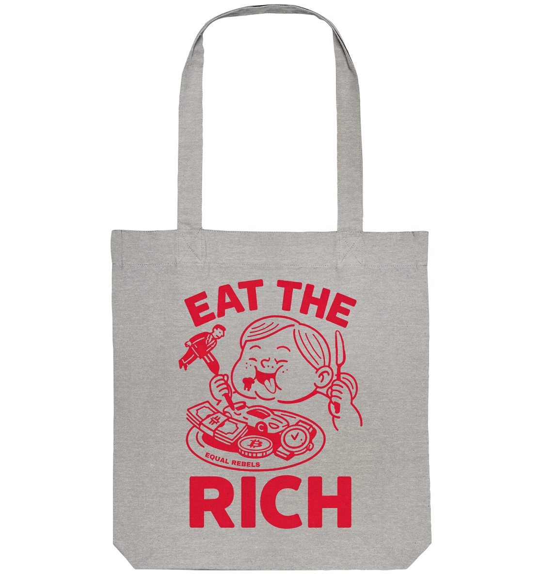 EAT THE RICH - Organic Tote Bag